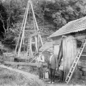 Station de pompage dans la foret de Haguenau 1914